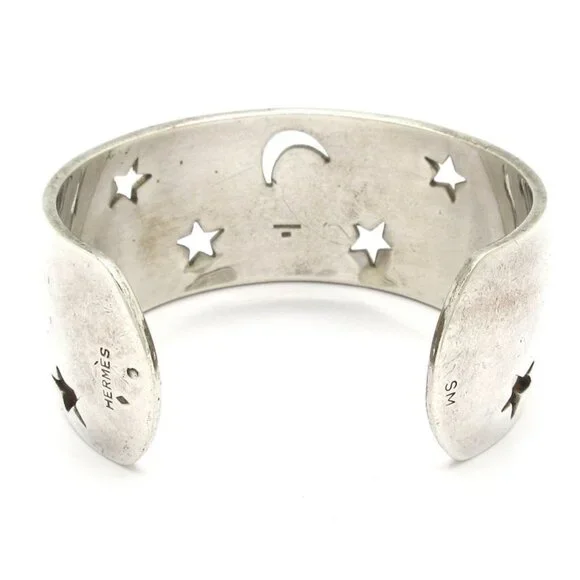 Hermes Bangle Silver Moon Star - Picture 3 of 7